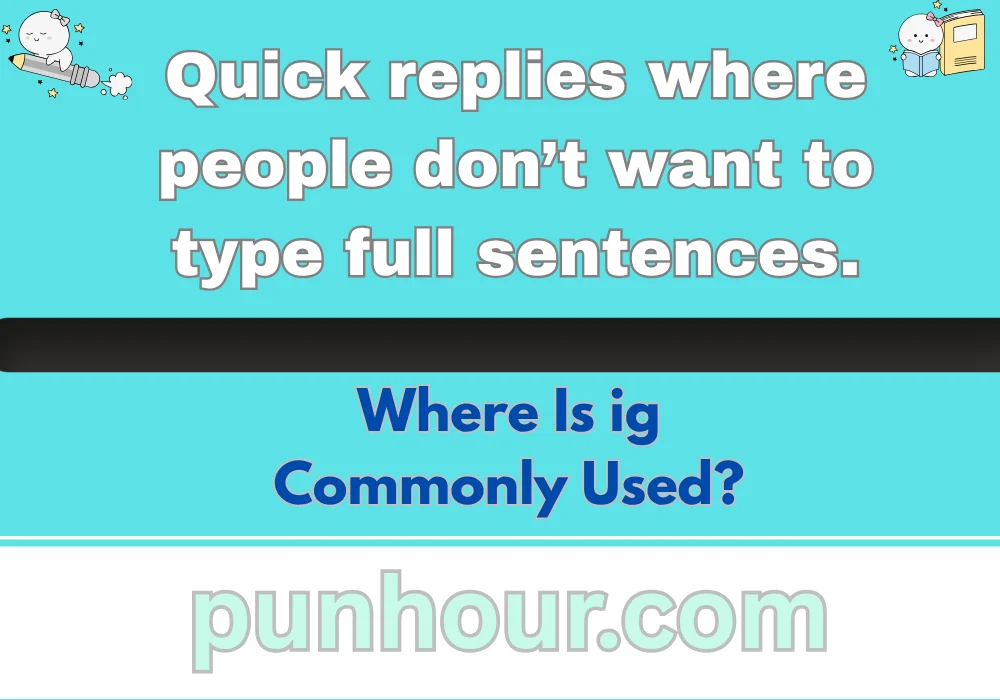 Where Is ig Commonly Used?