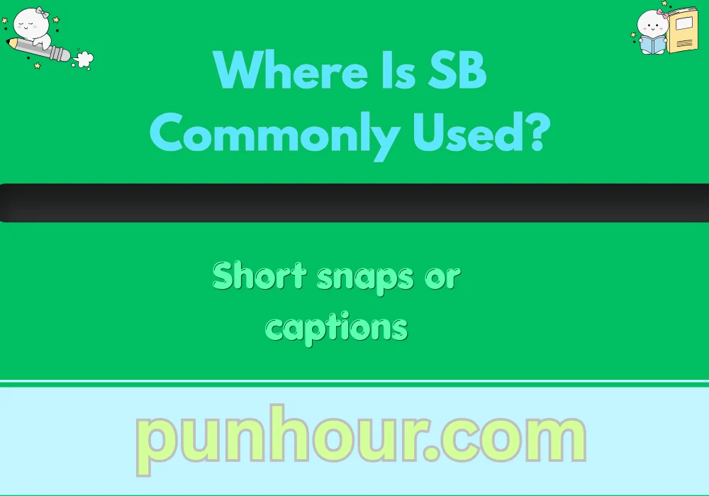 Where Is SB Commonly Used?