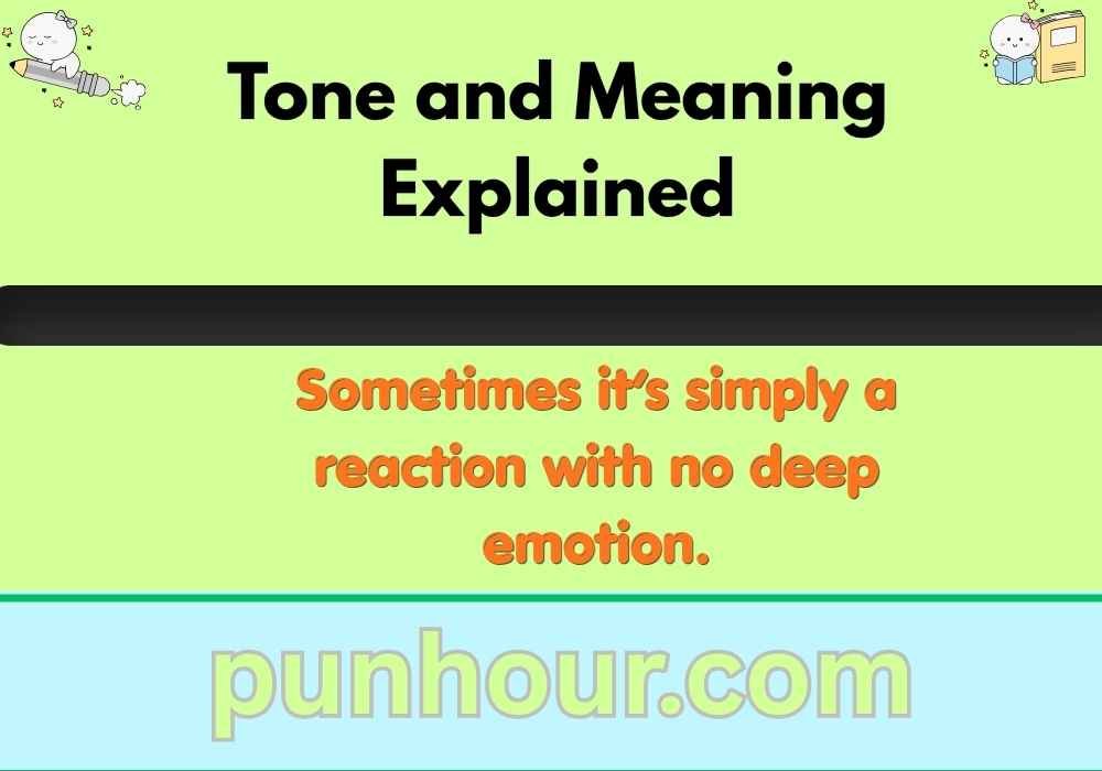Tone and Meaning Explained